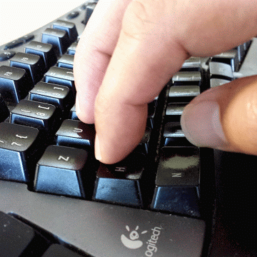 Eingabe über Tastatur