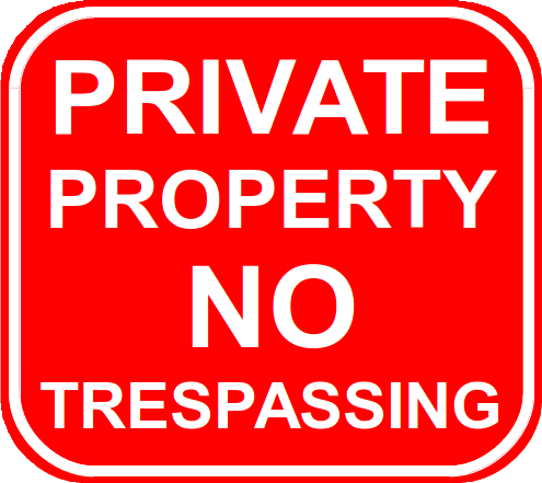 No Trespassing