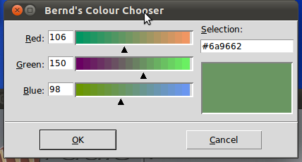 Choosing a Colour with Tkinter and Python