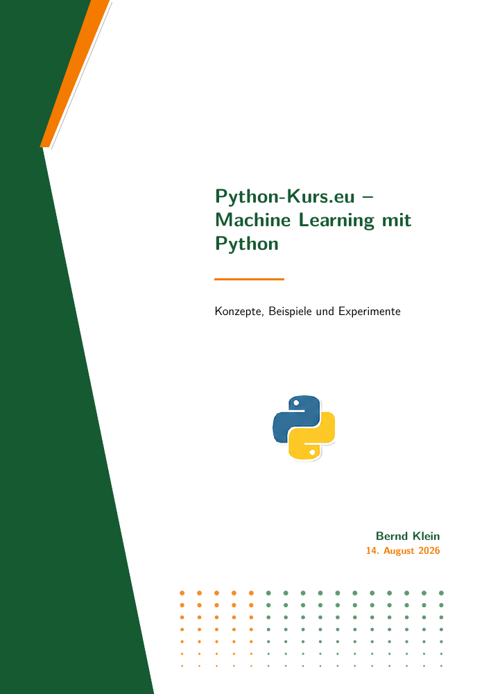 Cover: Python-Kurs.eu – Machine Learning mit Python