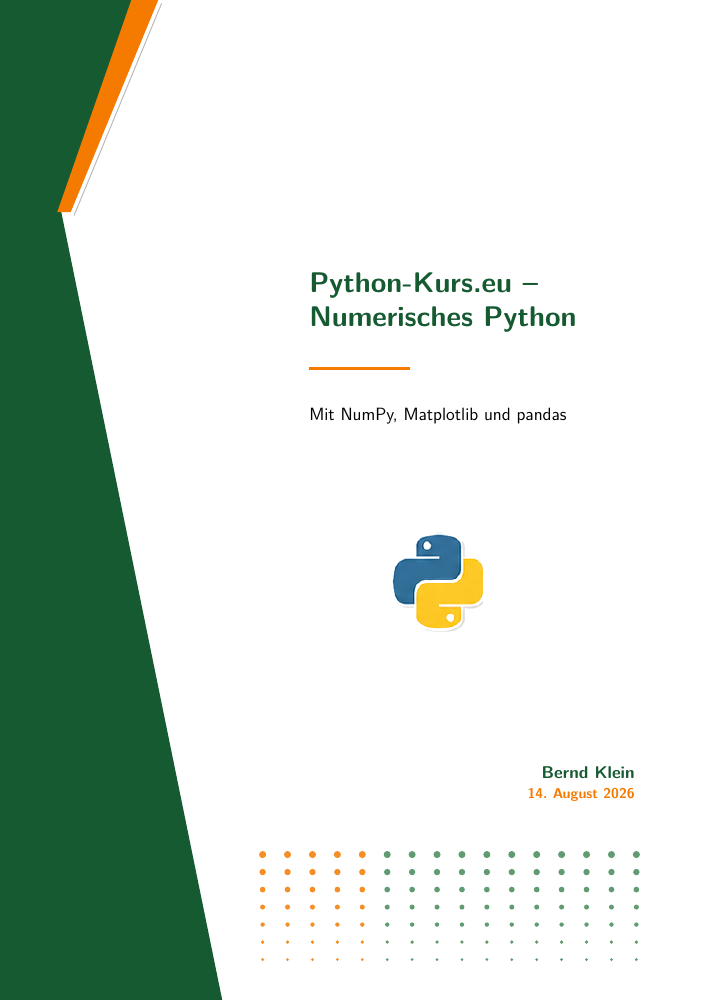 Cover: Python-Kurs.eu – Numerisches Python